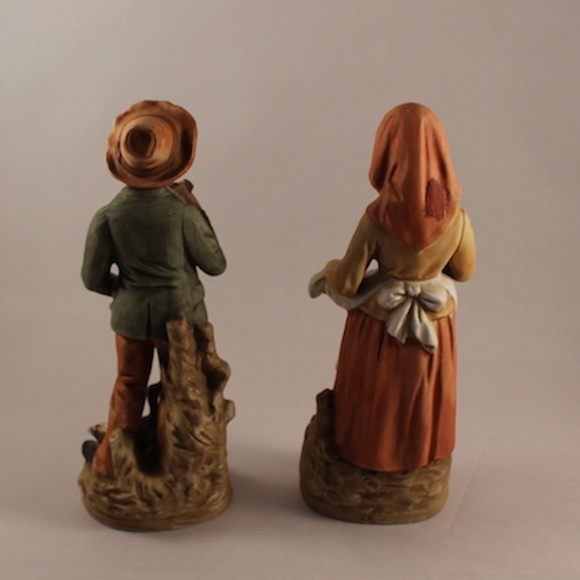 Vintage Homco Home Interior Golden Years Series Old Man and Woman Figurines 1417 - Picture 3 of 6